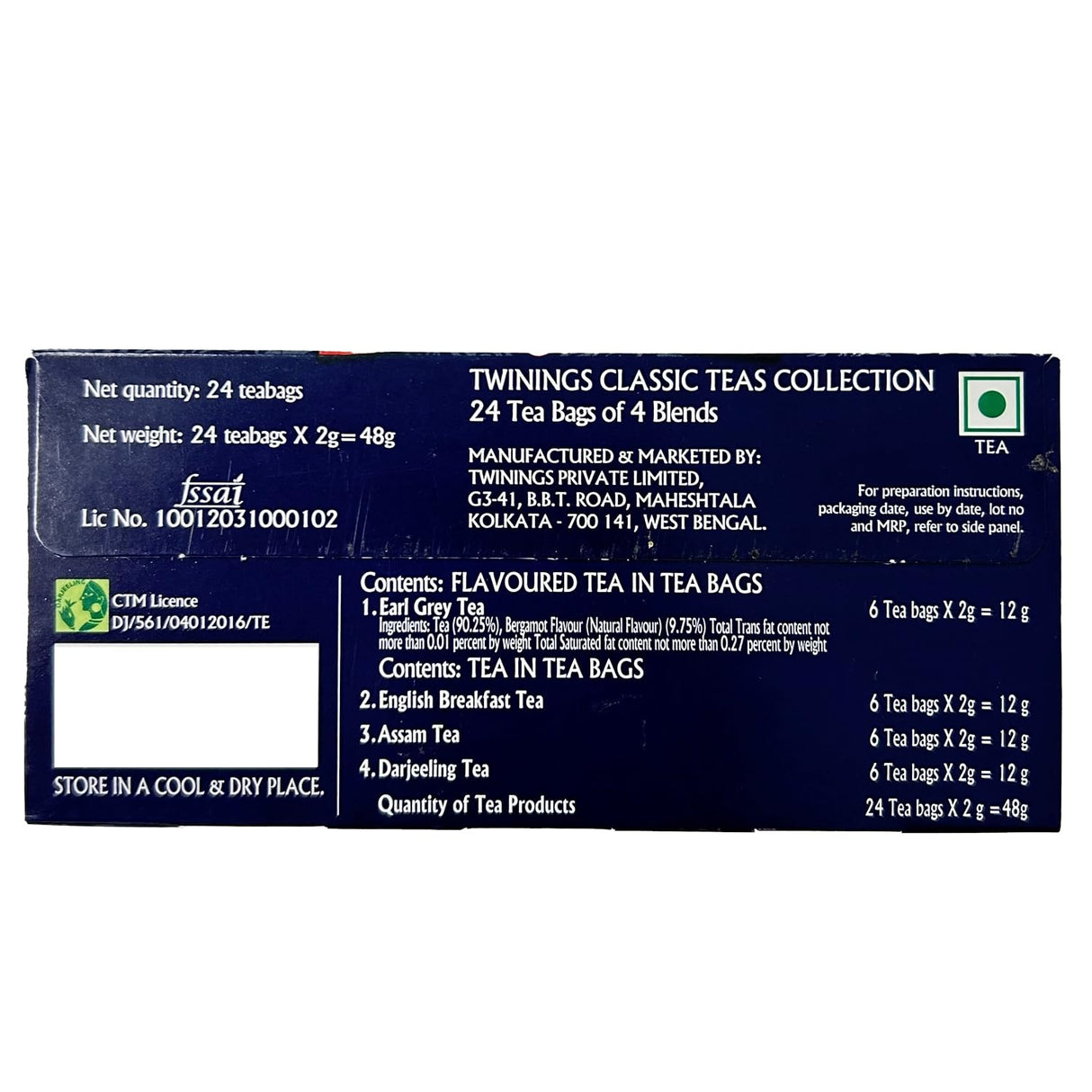 Twinings Classic Collection Box 24 Bags