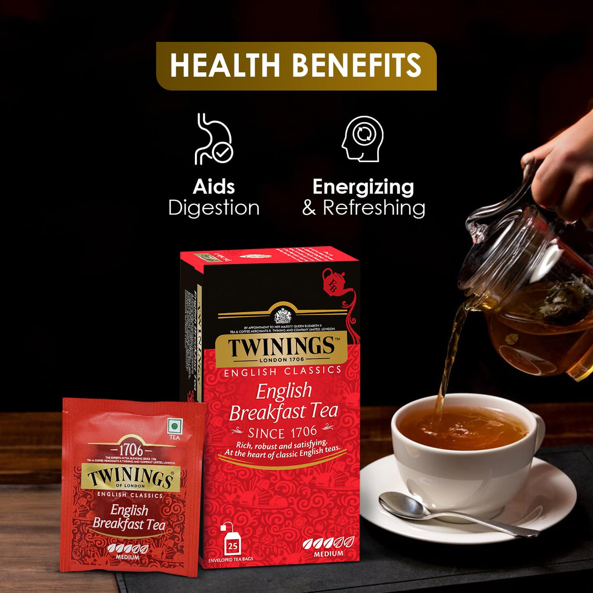 Twinings English Breakfast Tea 25Bags