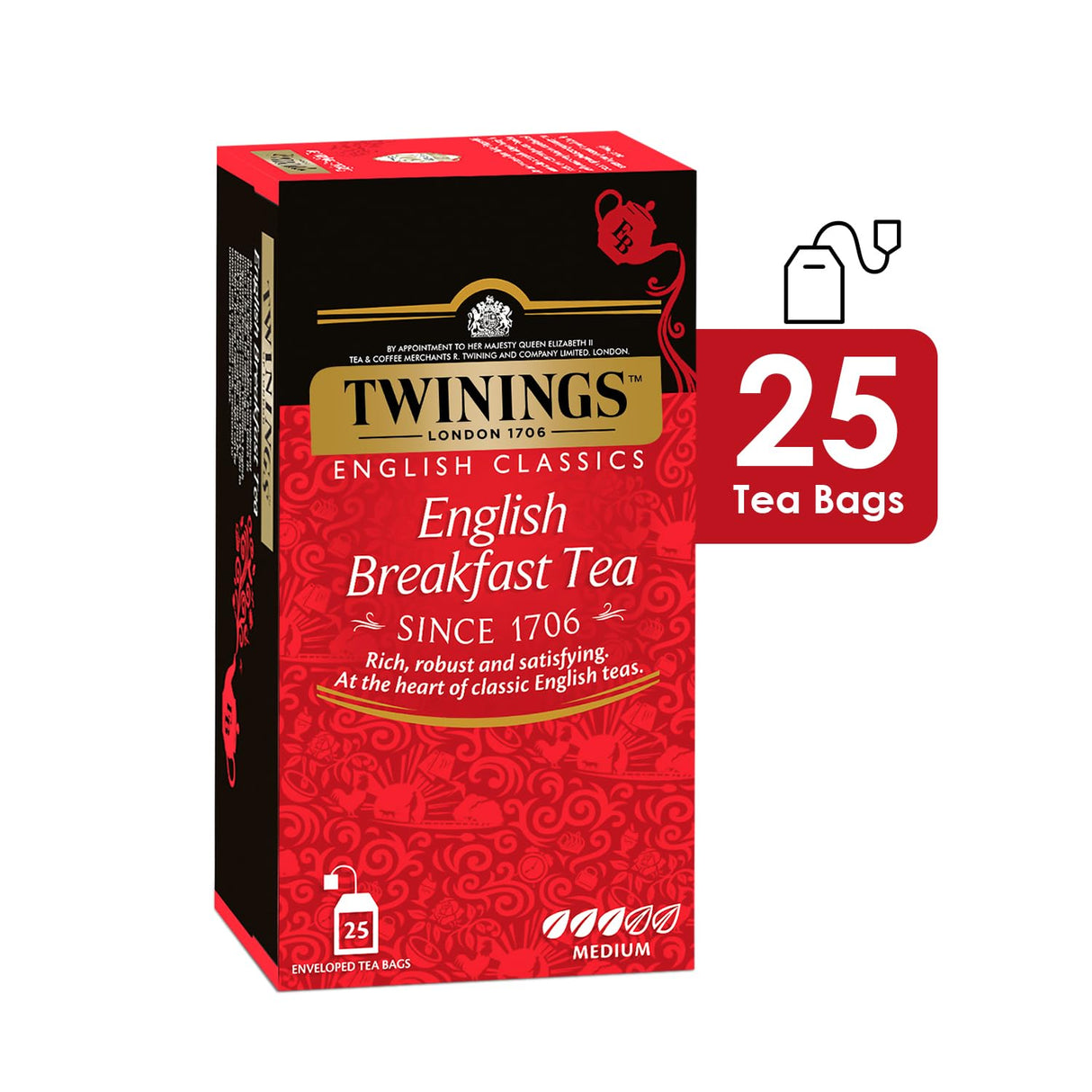 Twinings English Breakfast Tea 25Bags