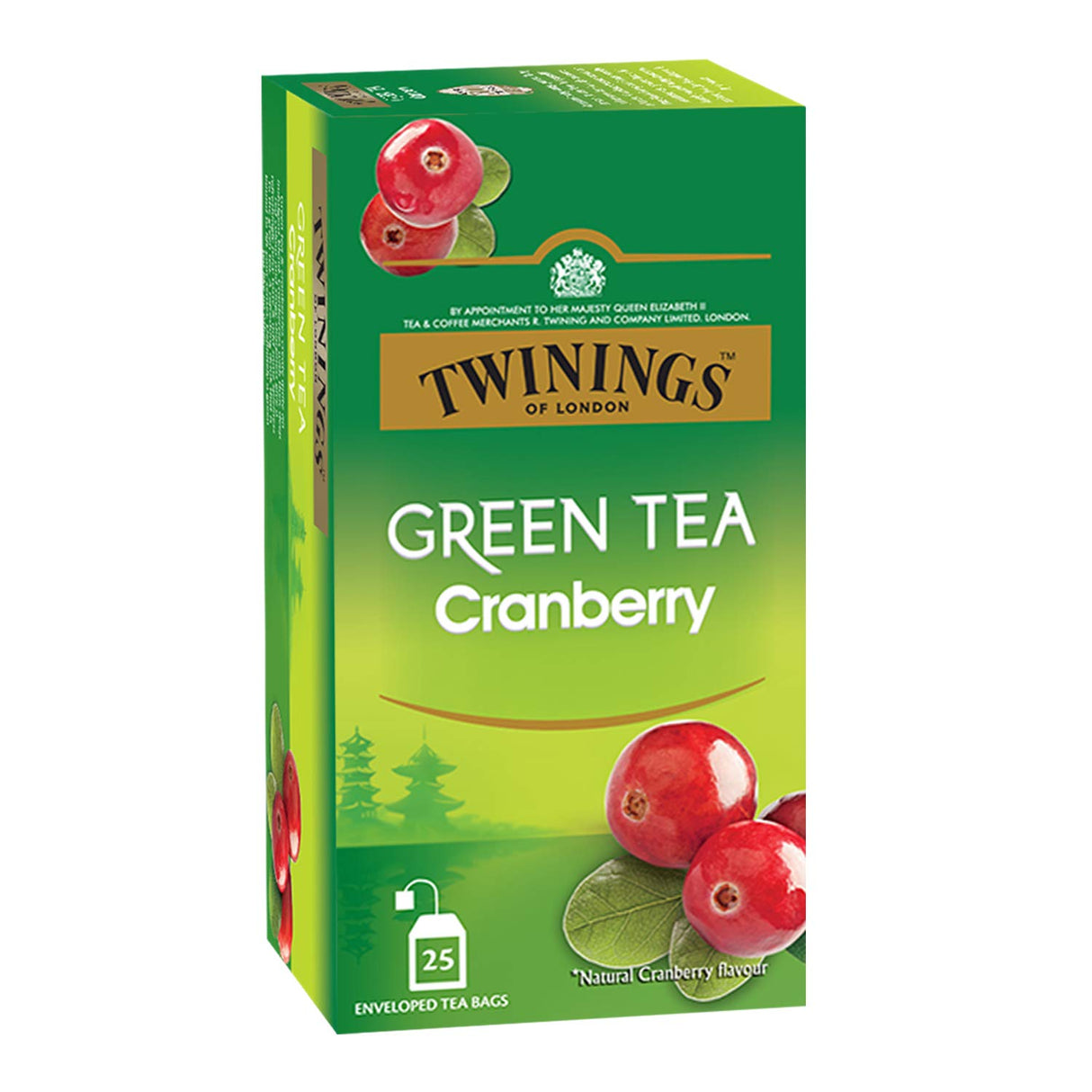 Twinings Green Tea Cranberry 25 Tea Bags