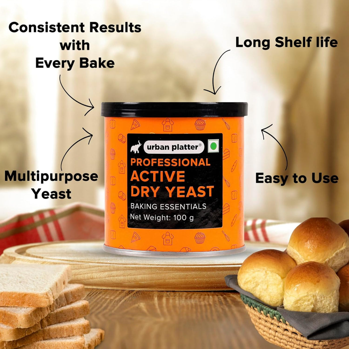 Urban Platter Active Dry Yeast 100g