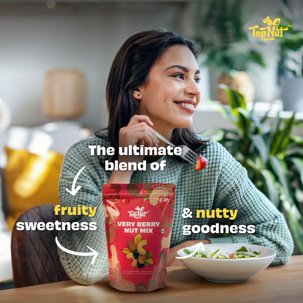 Top Nut Very Berry Nut Mix 180g