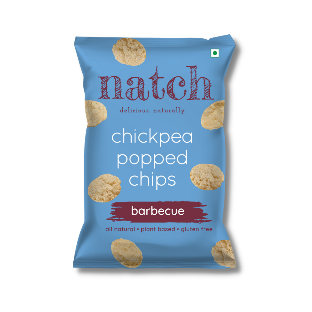 Natch Chickpea Popped Chips Barbecue 55g