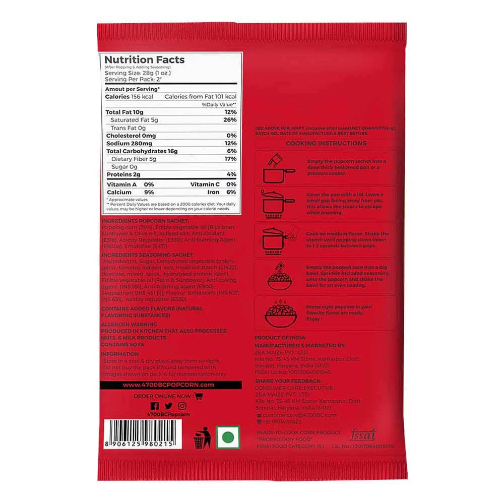 4700BC Barbeque Instant Popcorn 60g