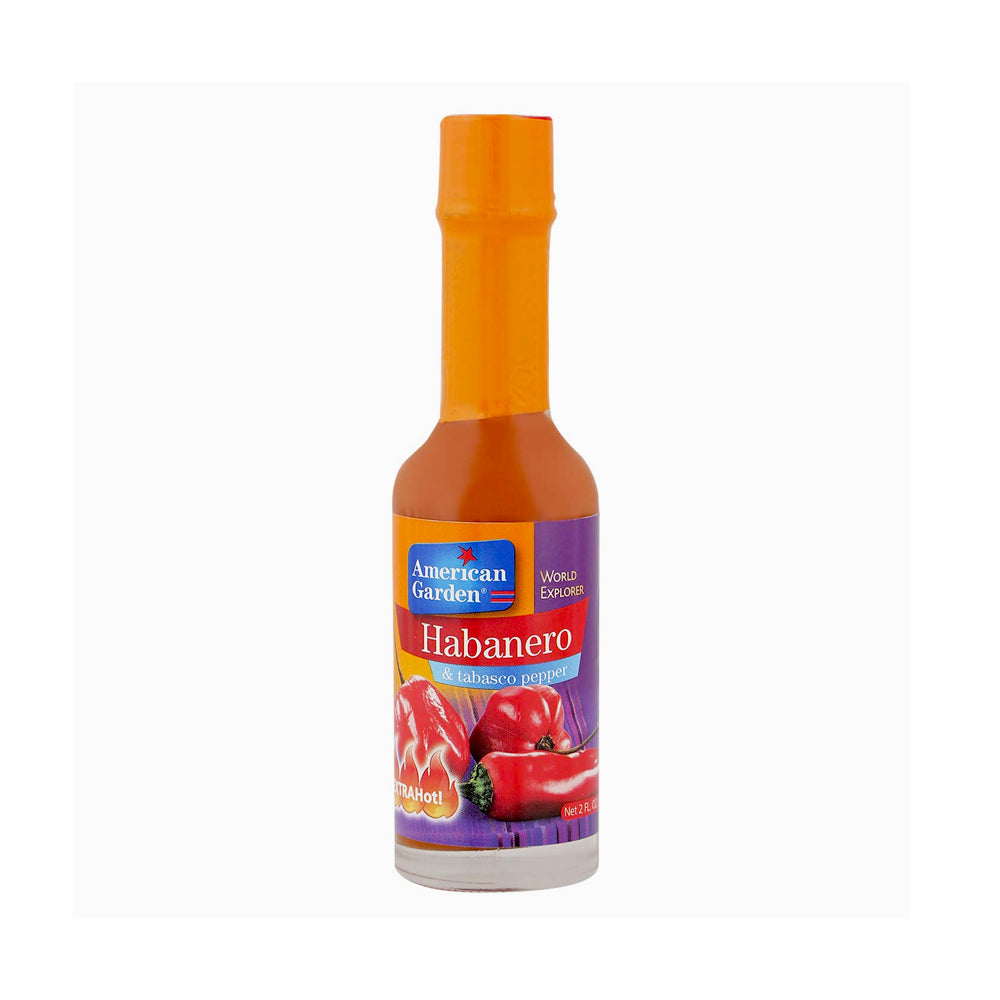 AMERICAN GARDEN HABANERO AND TABASCO PEPPER SAUCE 58ML - Chennai Grocers