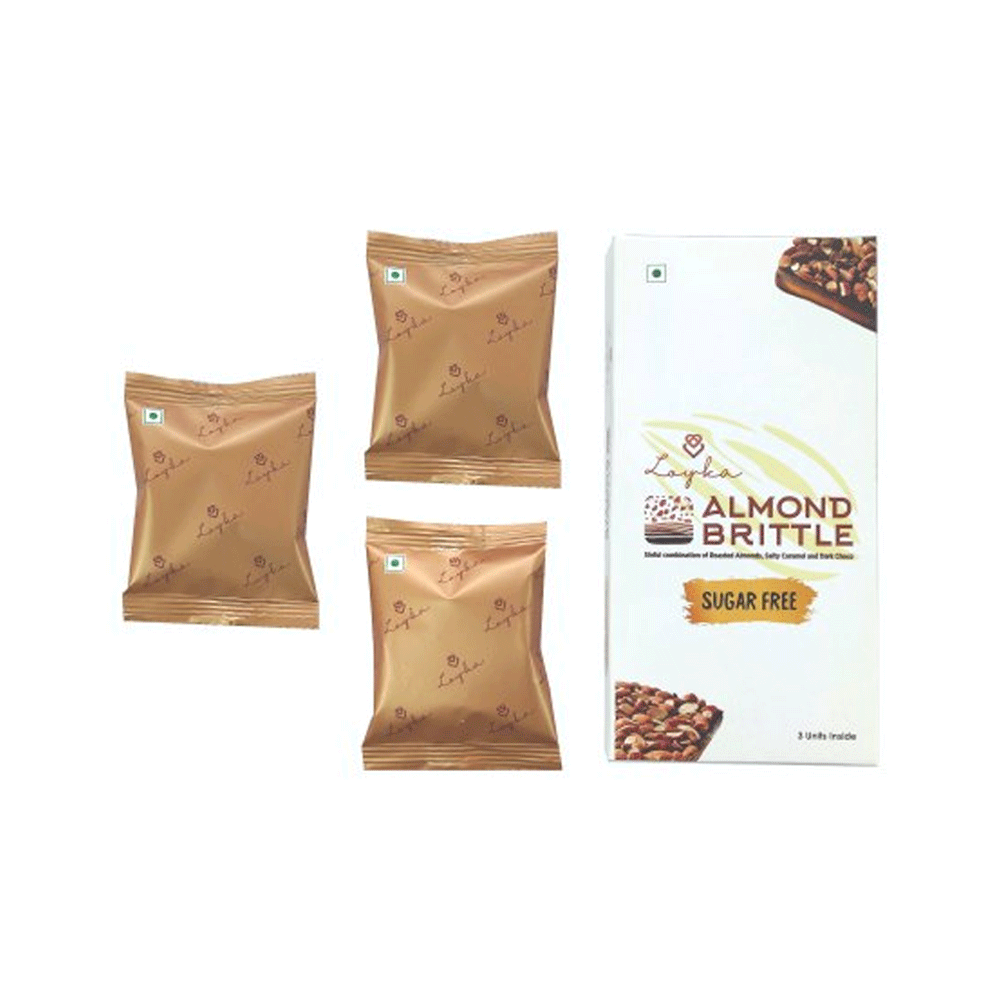 Almond Brittle Choco Sugar Free 1box (3PCS) - Chennai Grocers