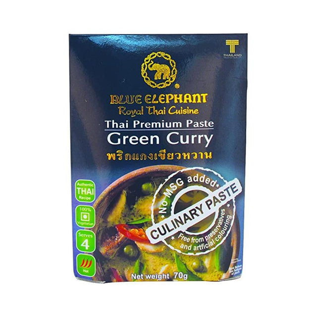 BLUE ELEPHANT GREEN CURRY PASTE 70G - Chennai Grocers