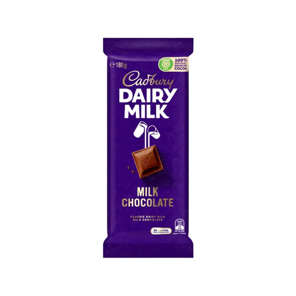 Cadbury Dairy Milk Classic Milk Chocolate 180g