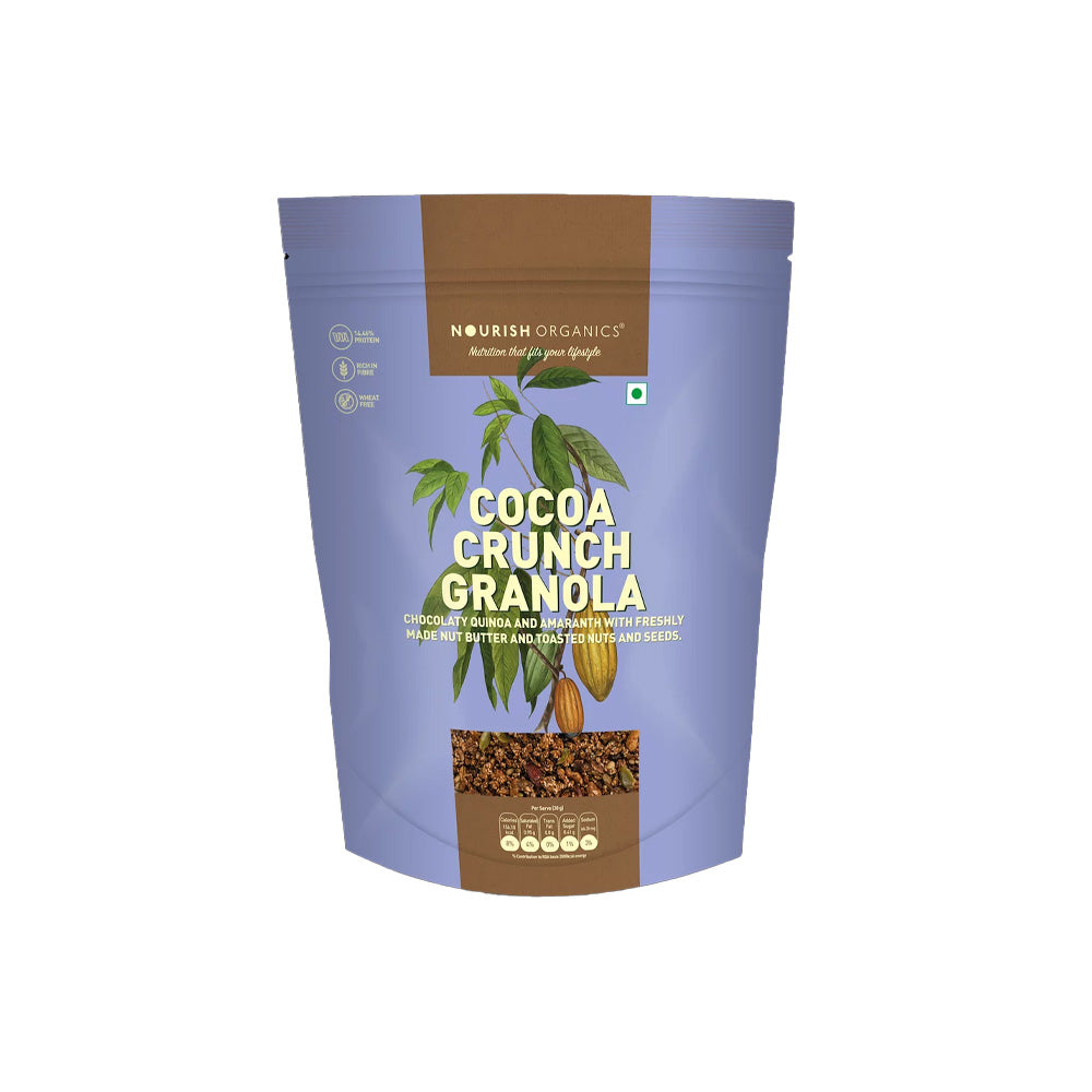 Nourish Organic Cocoa Crunch Granola 300G