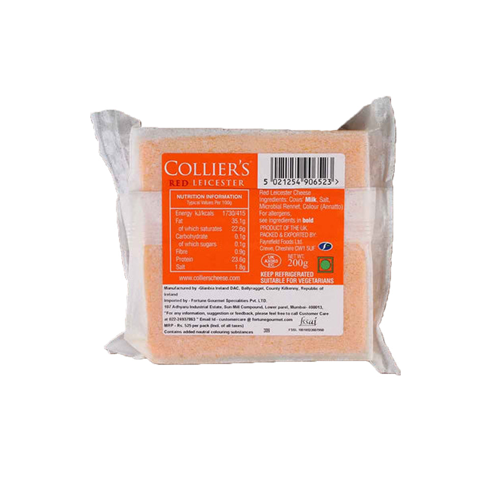Colliers Red Leicester Cheese 200G