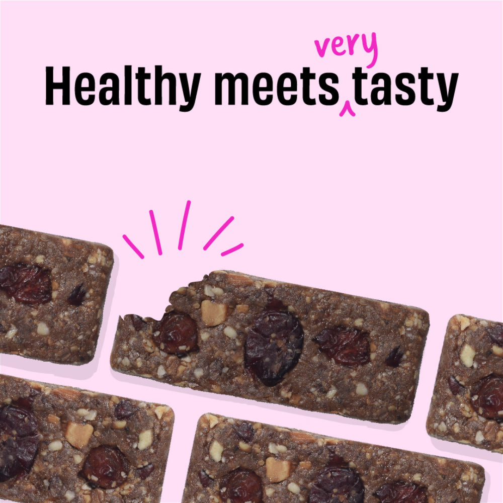 The Whole Truth Cocoa Cranberry Fudge Energy Bar 40G