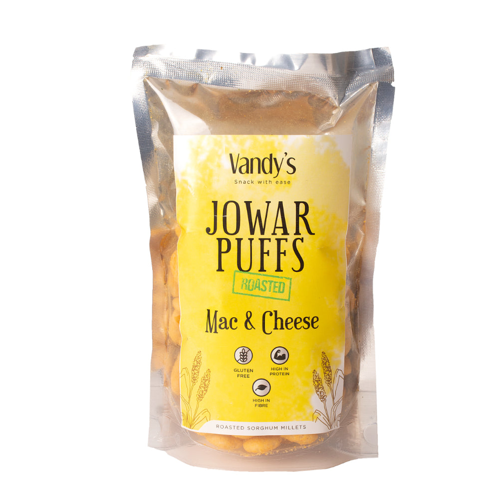 Vandys Mac & Cheese Jowar Puffs 80g