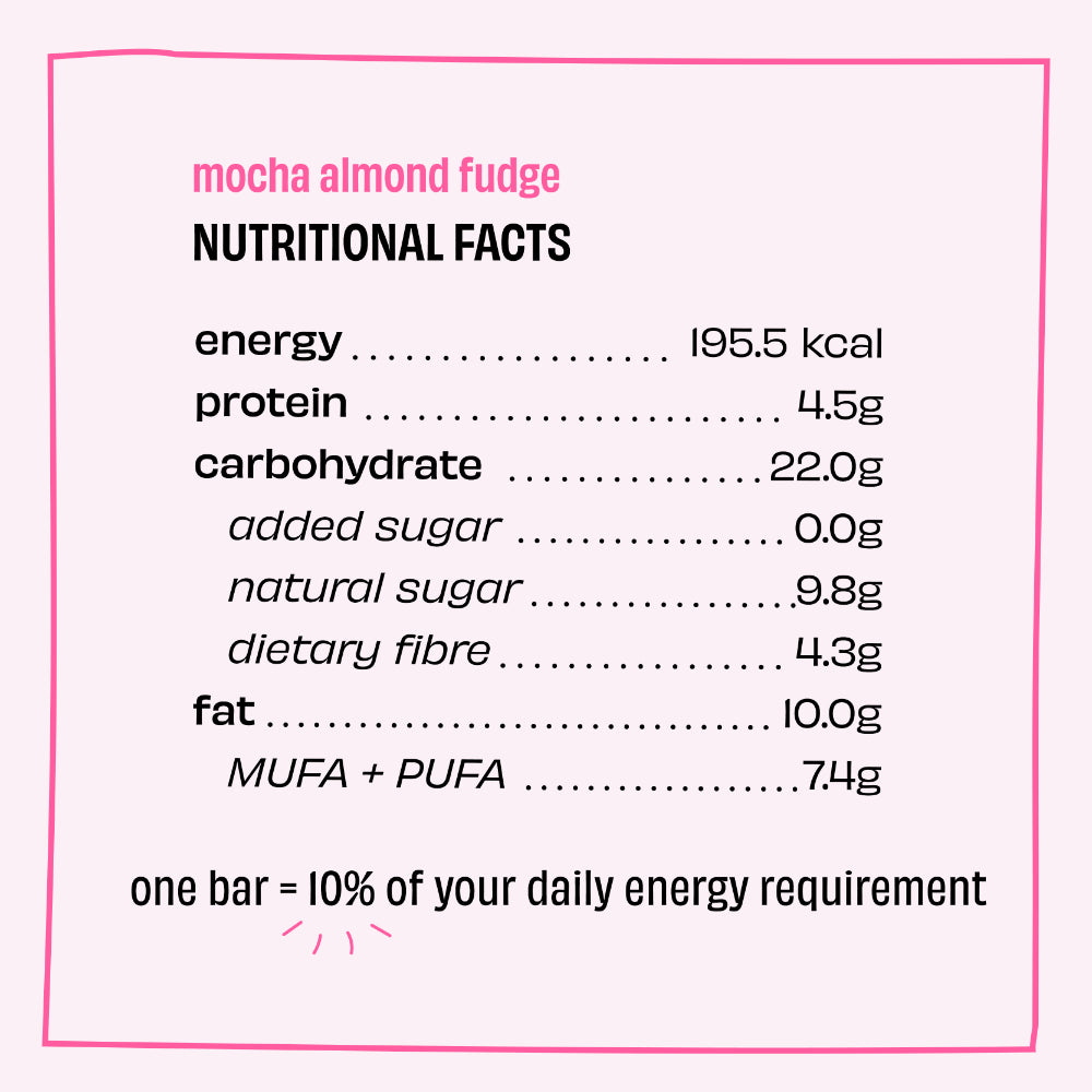The Whole Truth Mocha Almond Fudge Energy Bar 40G