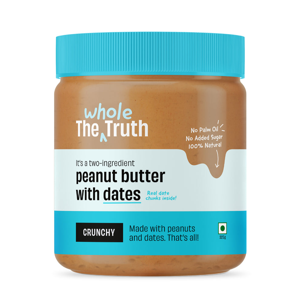 The Whole Truth Creamy Peanut Butter With Dates 325G