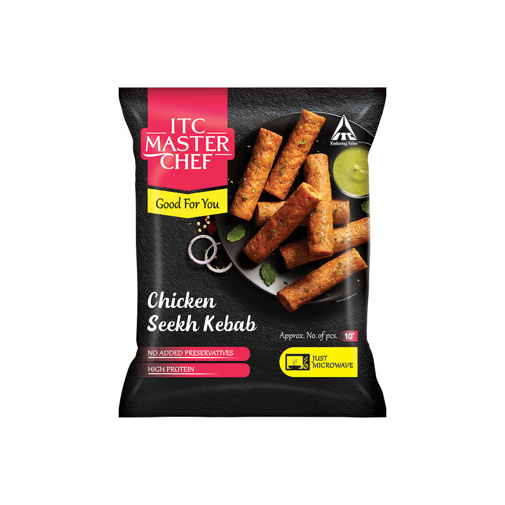Itc Chicken Seekh Kebab 500G