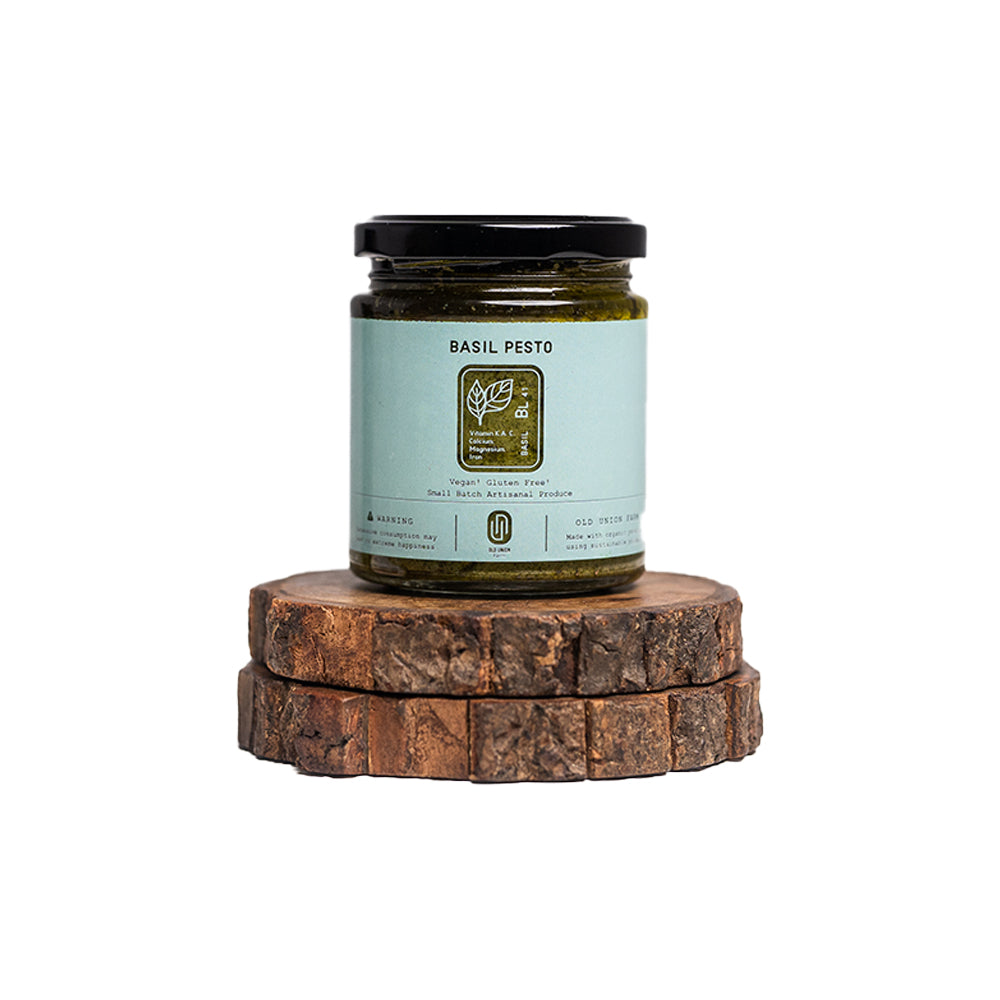 Old Union Farm Vegan Italian Basil Pesto 190G