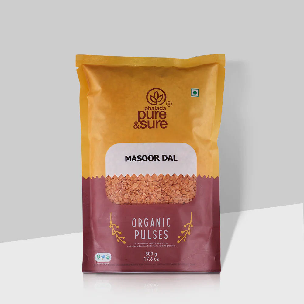 Phalada Pure & Sure Organic Masoor Dal 500g
