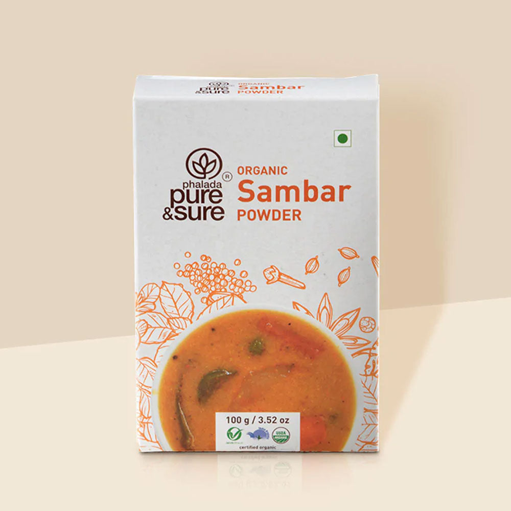 Phalada Pure And Sure Organic Sambar Powder 100g