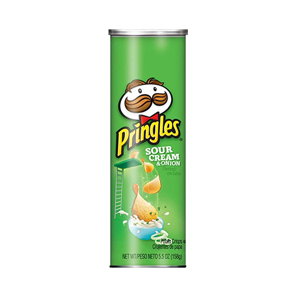 PRINGLES SOUR CREAM AND ONION IMPORTED 158G - Chennai Grocers