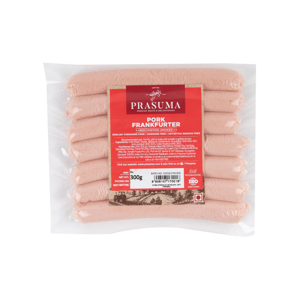 Prasuma Pork Frankfurter Sausage 250G - Chennai Grocers