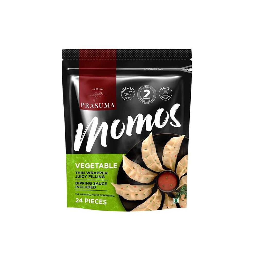 Prasuma Vegetable Momos 24Pcs - Chennai Grocers