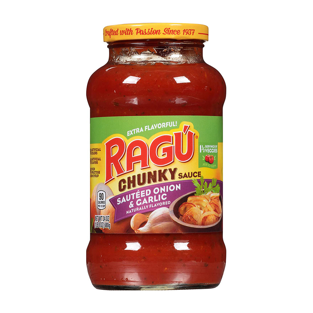 Ragu Sauteed Onion And Garlic Chunky Sauce 680G