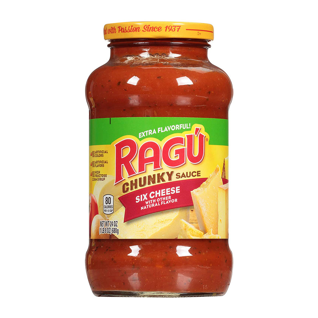 Ragu Six Cheeese Chunky Pasta Sauce 680G