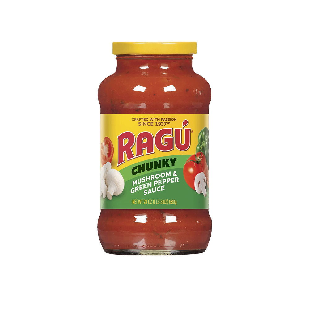 Ragu Chunky Mushroom&Green Pepper Sauce 680g