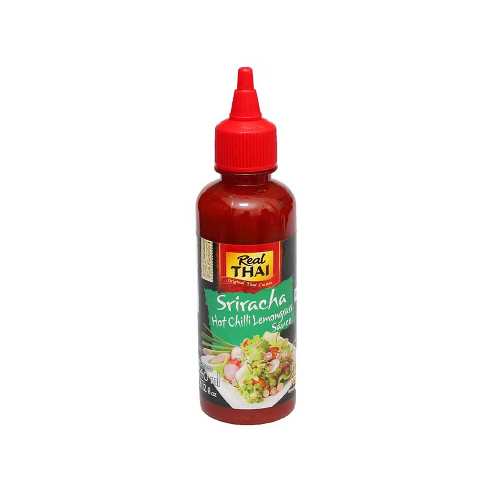 Real Thai Sriracha Hot Chilli Lemongrass 240ml