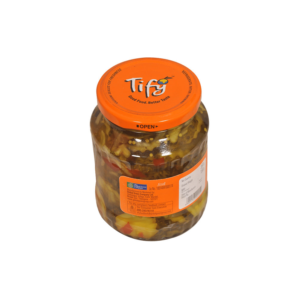 Tify Gherkins Sweet Heat Chips 370G