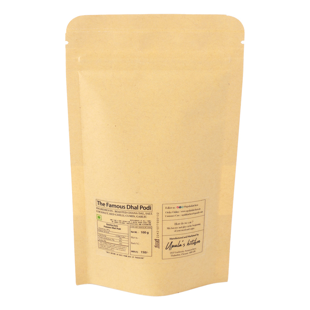 Upalas Kitchen The Famous Dhal Podi 250g