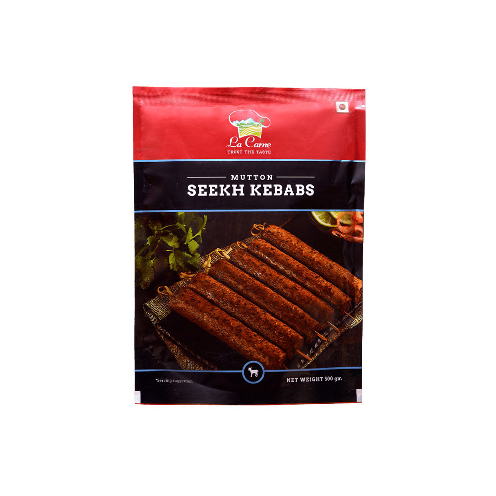 La Carne Motton Seekh Kebab 500g - Chennai Grocers