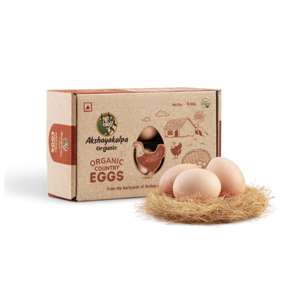Akshayakalpa Organic Country Eggs 6pcs