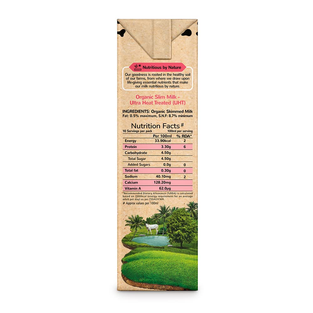 Akshayakalpa Organic Slim Milk 1L