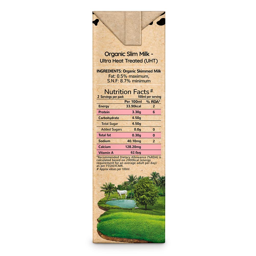 Akshayakalpa Organic Slim Milk 1L