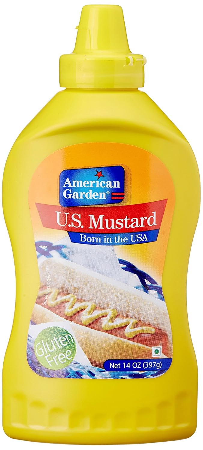 American Garden Mustard Squeezy 397g