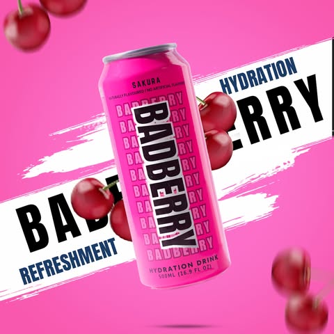 BadBerry Sakura Drink 500ml
