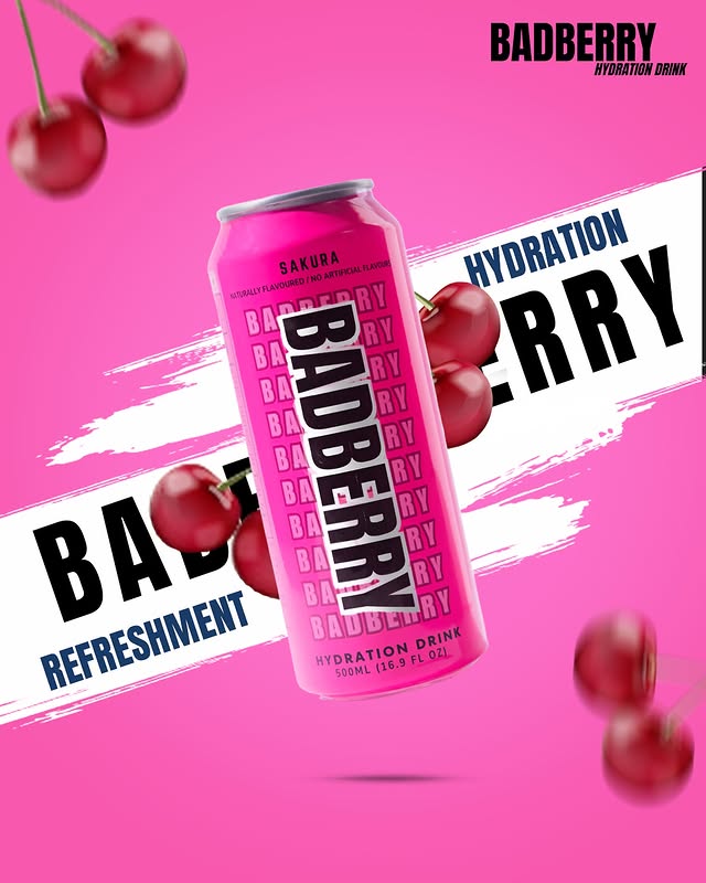 BadBerry Sakura Drink 500ml