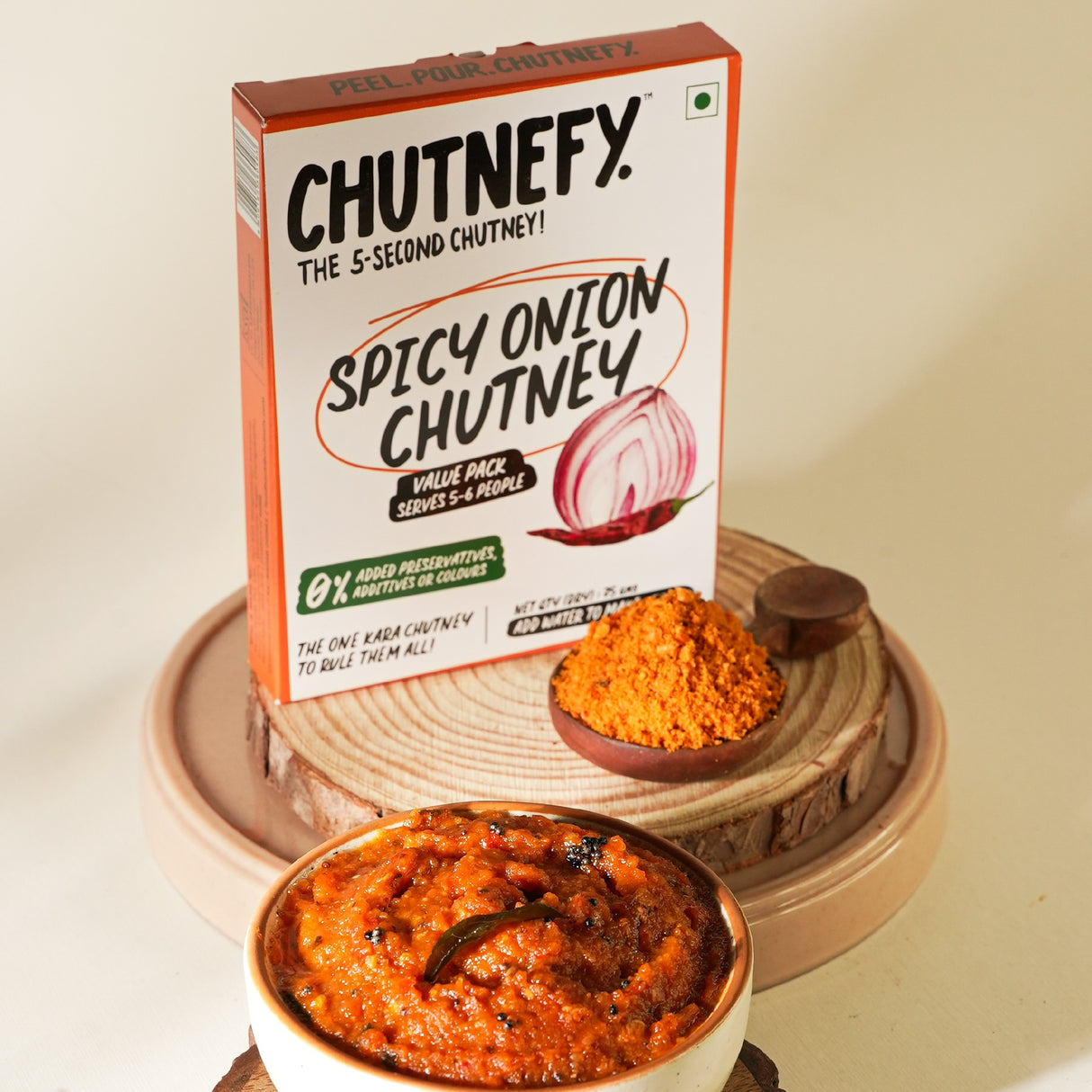Chutnefy Spicy Onion Chutney 75g