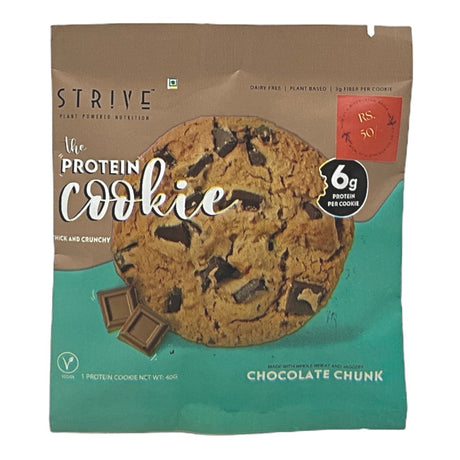 Strive Chocolate Chunk 6g Protein Cookie  40g