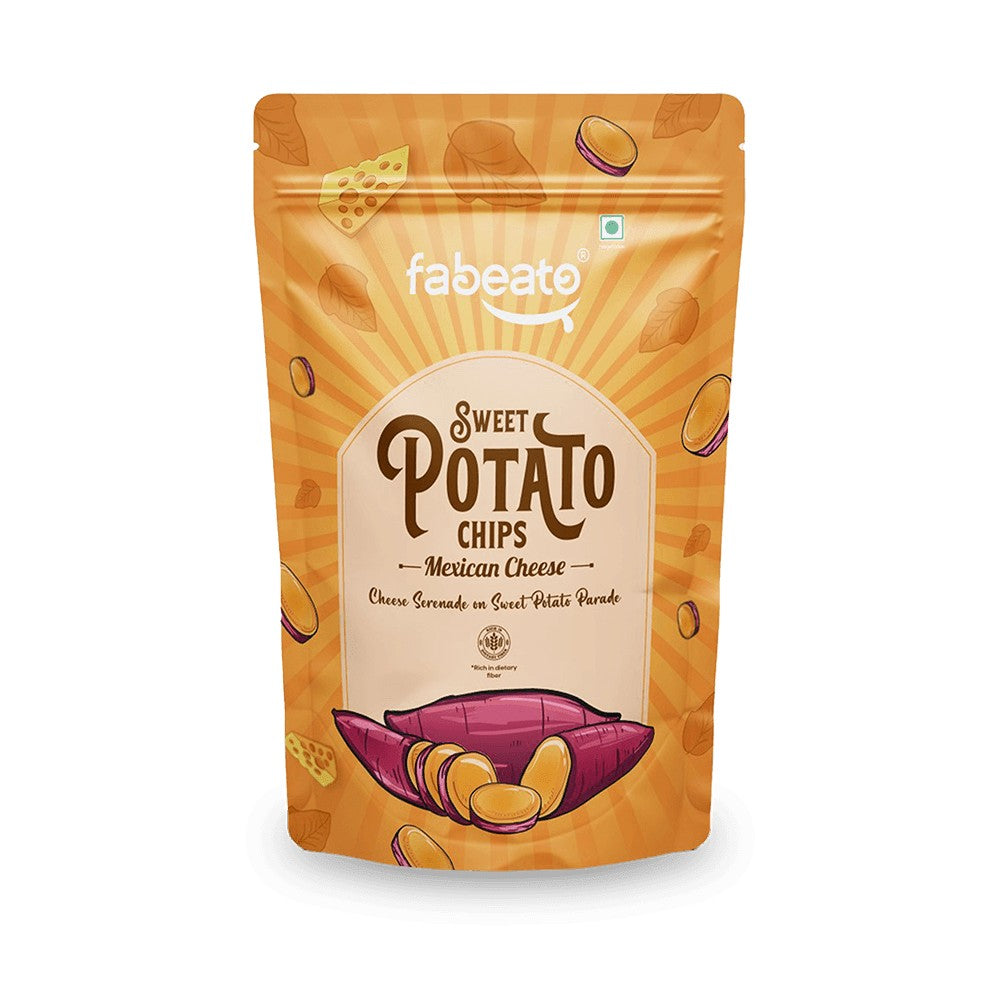 Fabeato Sweet Potato Chips Mexican Cheese Flv 40g