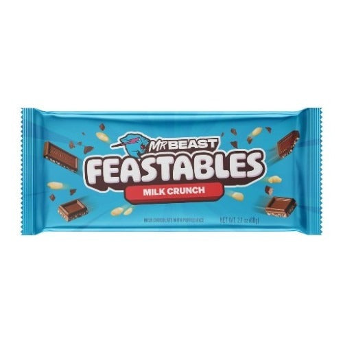 Feastables Mr Beast Milk Crunch Chocolate 60g