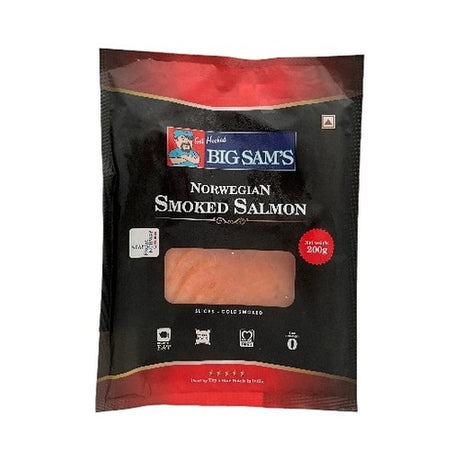 Big Sams Norwegian Smoked Salmon Slices 200g