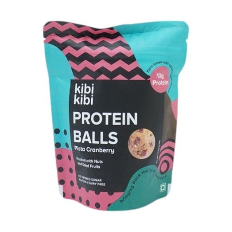 Kibi Kibi Pista Cranberry 10g Protein Balls 50g