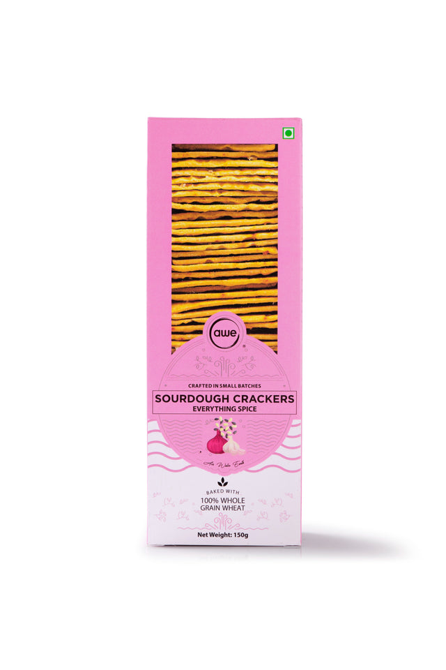 Awe Sourdough Crackers Everything Spice 150G