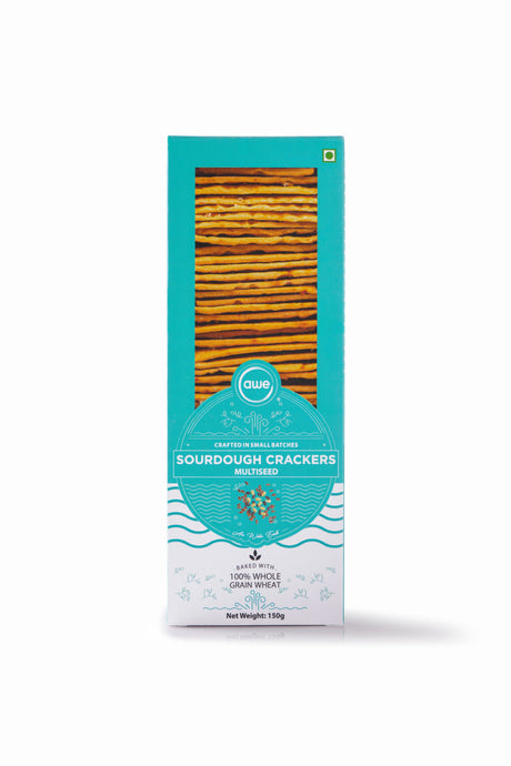 Awe Sourdough Crackers Multiseed 150G