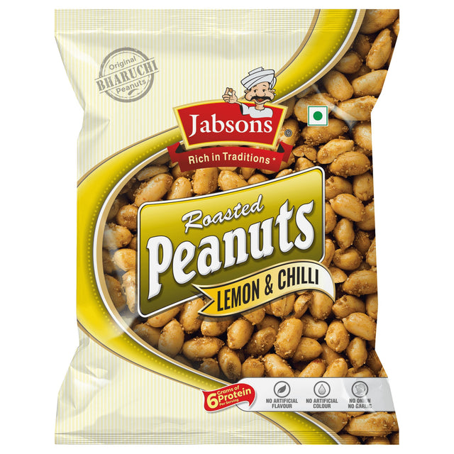 Jabsons Roasted Peanuts Lemon & Chilli 140g