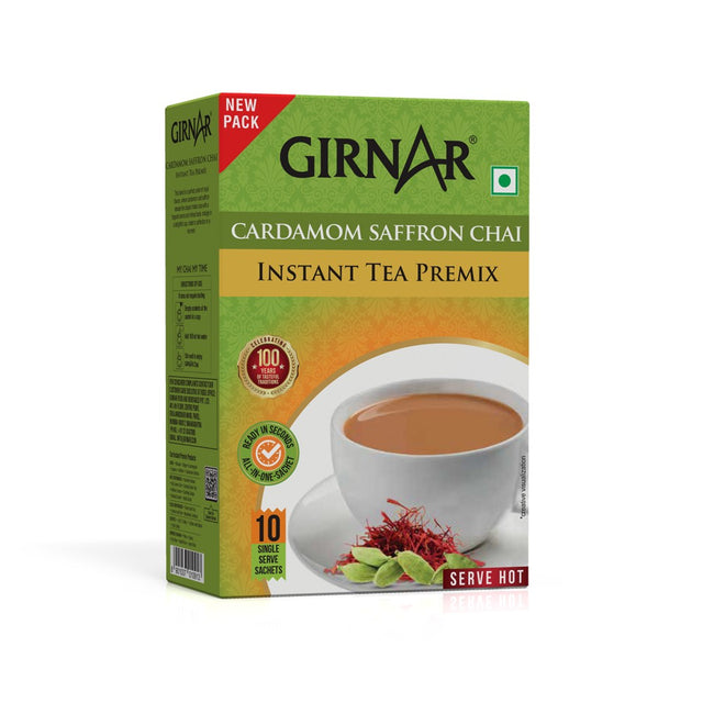 Girnar Cardamom-Saffron Tea 10Sachets 140g