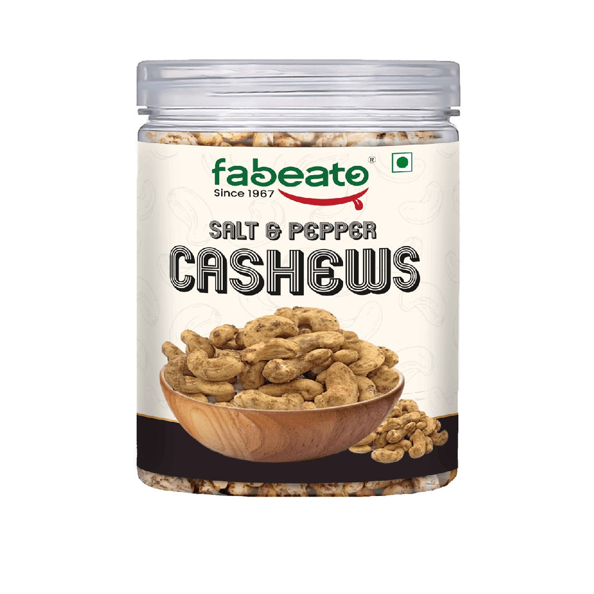 Fabeato Salt & Pepper Cashews 25g
