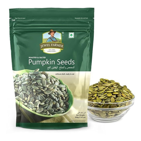 Jewel Farmer Roasted & Salted Pumpkin Seeds 200g